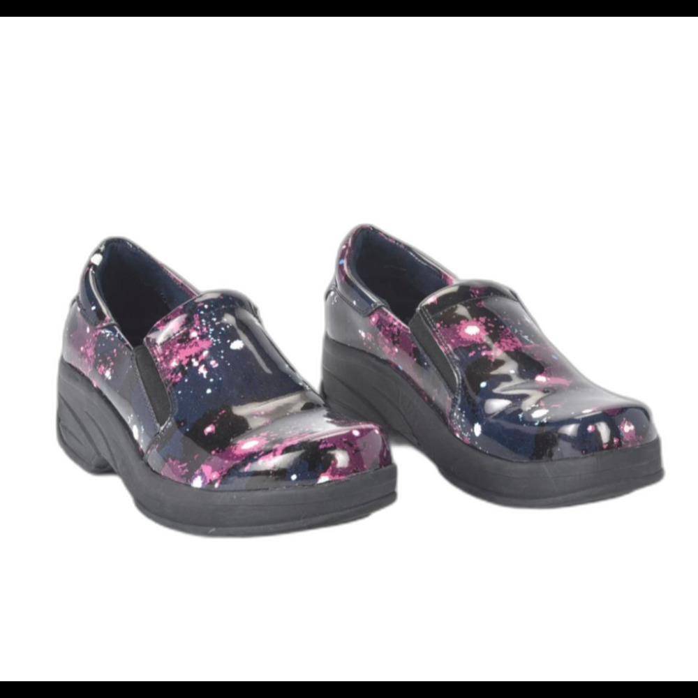 Easy Works By Easy Street Patent Slip On Celestial Clogs Size 7 - Picture 2 of 6